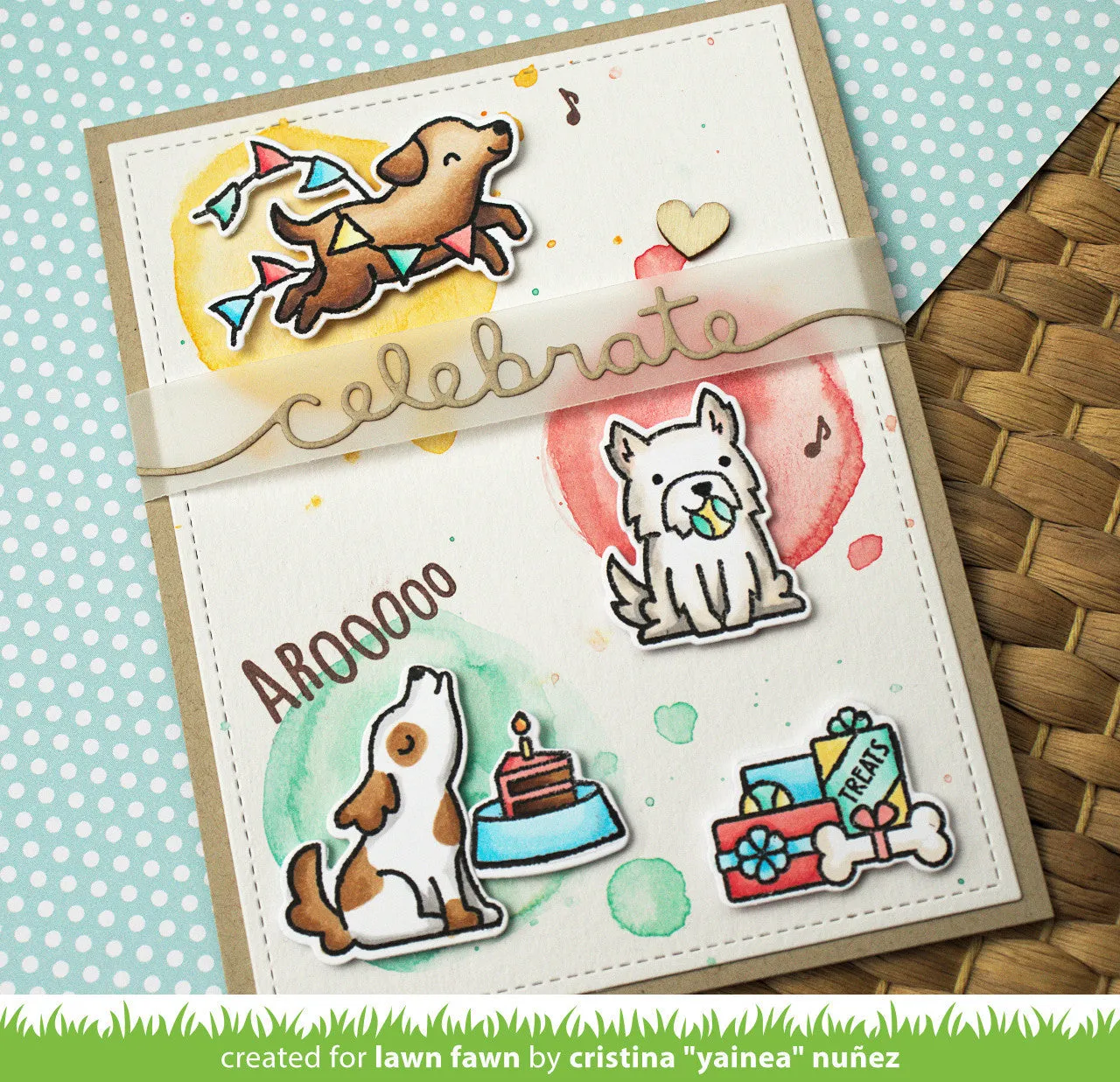 Lawn Fawn - Yappy Birthday Add-On