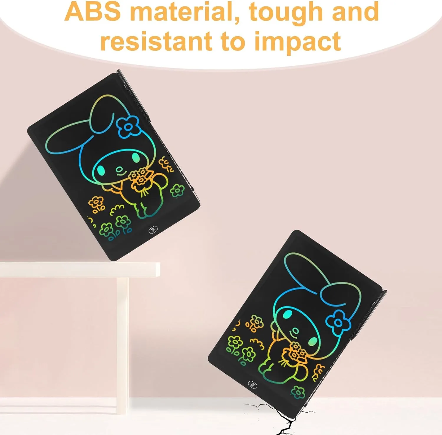 LCD Writing Tablet for Kids & Adults, Etch a Sketch Travel Essentials - 16 Inch Black