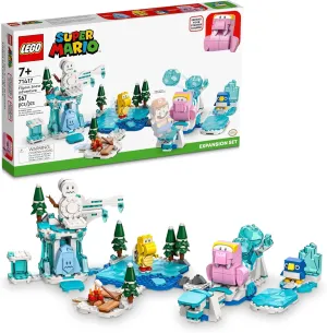 LEGO Super Mario Fliprus Snow Adventure Expansion Set 71417, Toy for Kids to Combine with Starter Course, with Freezie and Baby Penguin Figures, for Fans of Super Mario Bros