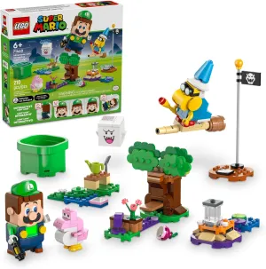LEGO Super Mario Super Mario Adventures with Interactive Luigi Toy - Building Toys for Kids, Boys & Girls, Ages 6  - Nintendo Birthday Gift Idea with 4 Figures - 71440