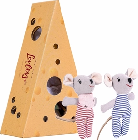 LEVLOVS Birthday Mouse in a Box Baby Mice Doll Gift Exclusive Designer Dolls Toy Baby Registry Gift