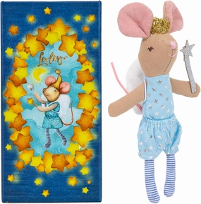 LEVLOVS Tooth Fairy Mouse Stuffed Animal｜Linen Toy｜Cotton Mouse｜Fairy Doll｜Mini Dolls Set｜Fabric Doll Mice Toys ｜Family Dolls