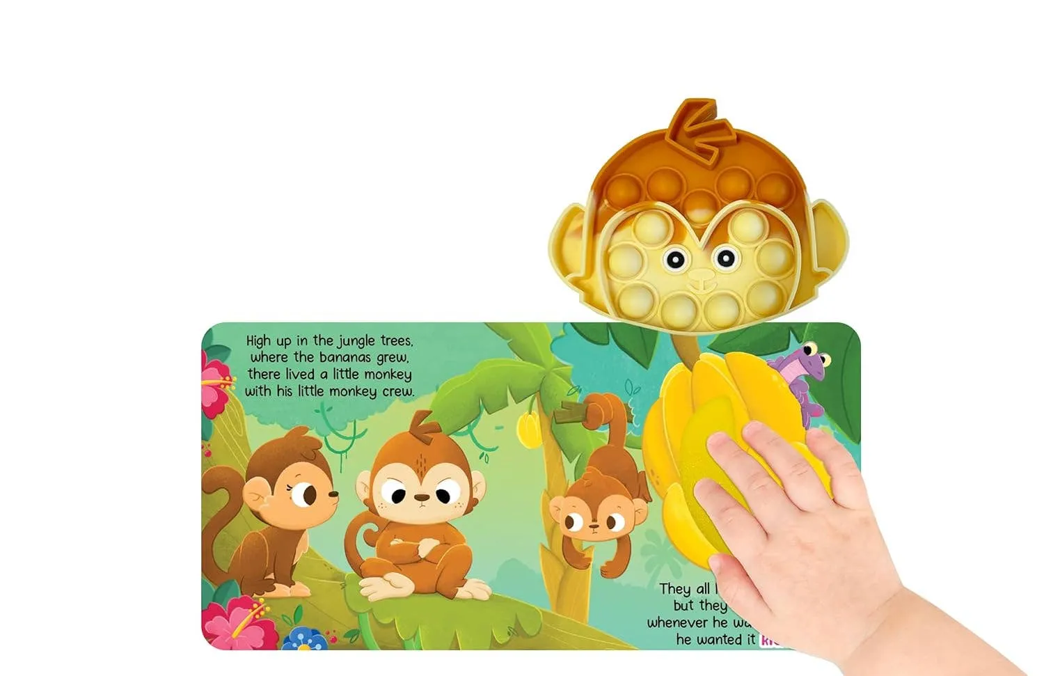 Little Monkey - Your Sensory Fidget Friend Board Book