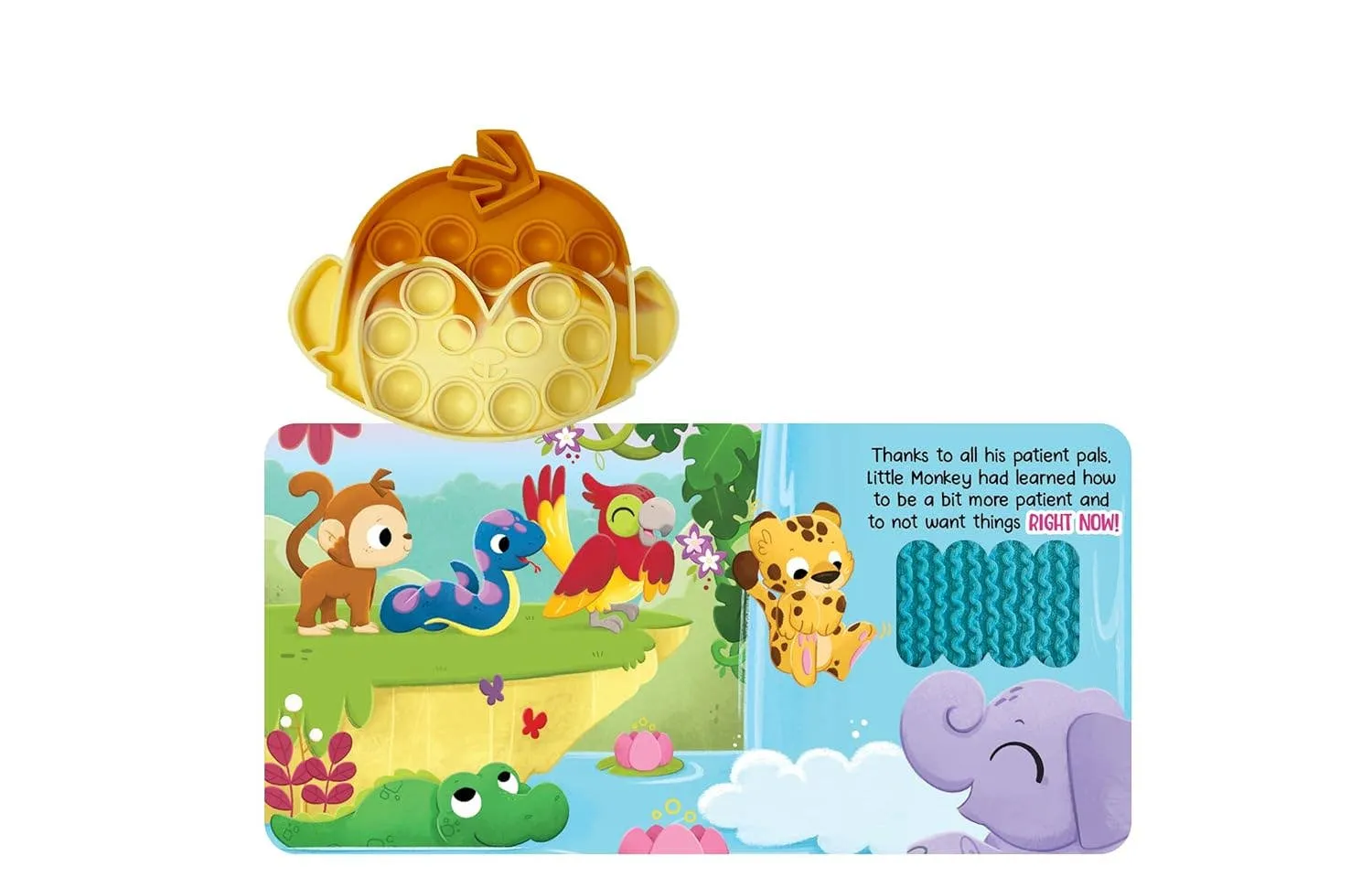 Little Monkey - Your Sensory Fidget Friend Board Book