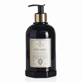 Logevy Pepe Nero Liquid Hand Soap – Mood Boosting Fragrance Made from the Best Skin-Friendly Ingredients Rich in Nutritional Properties for Hydrating and Soothing Action – 500ml