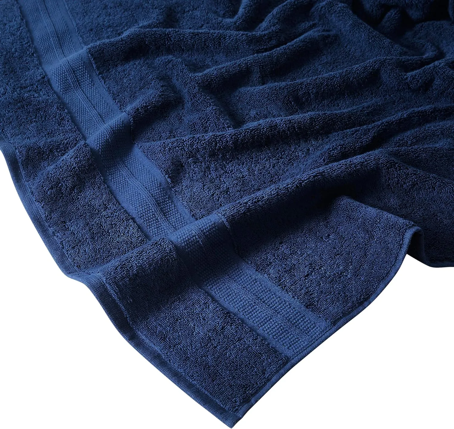 London Fog Signature Solid 12 Piece Navy Towel Set