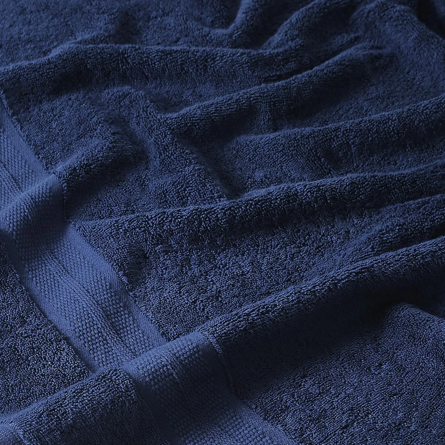 London Fog Signature Solid 12 Piece Navy Towel Set