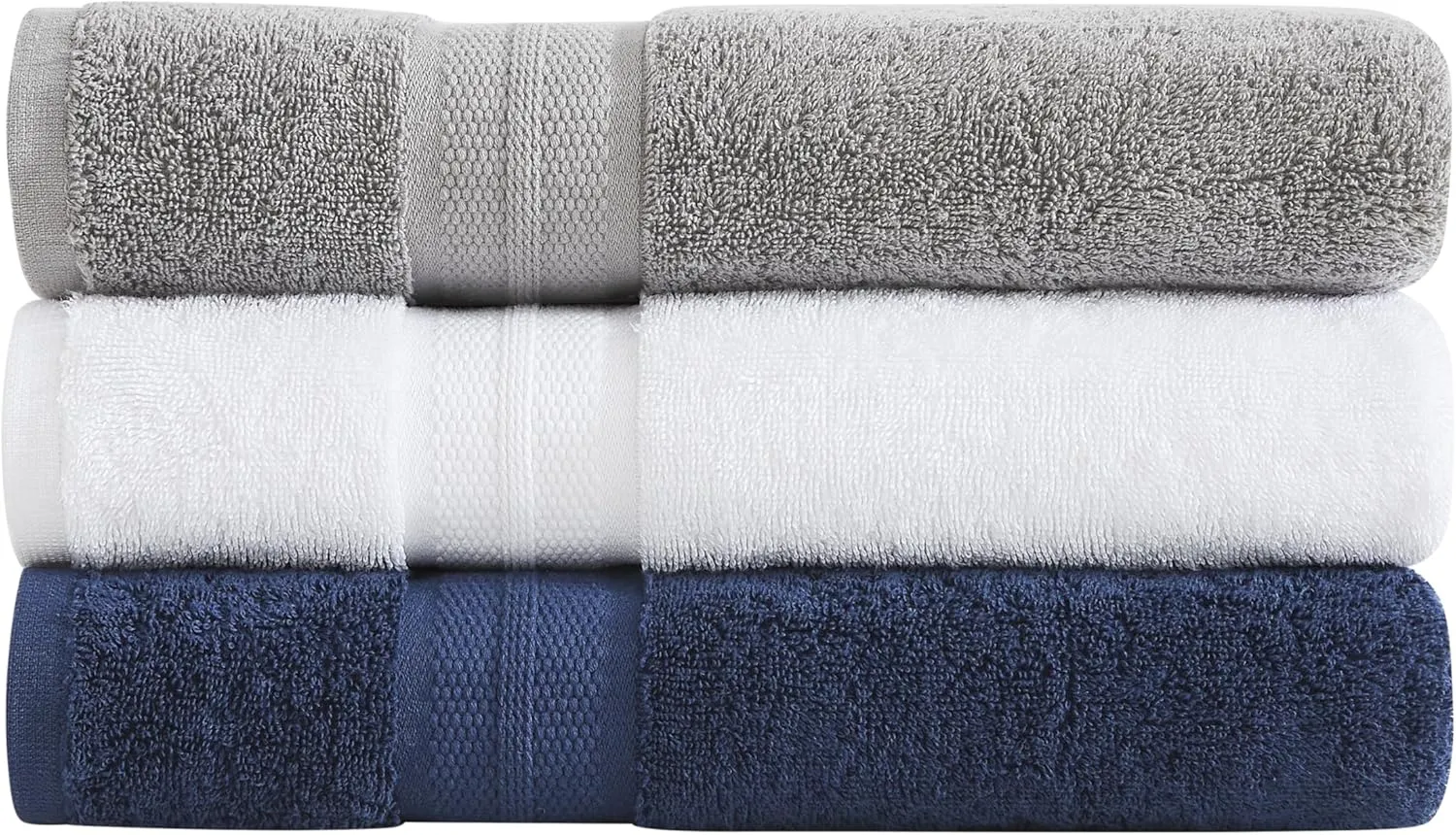 London Fog Signature Solid 12 Piece Navy Towel Set