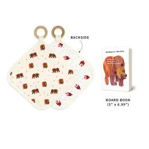 Lovedbaby - Lovey   Book Set - Brown Bear