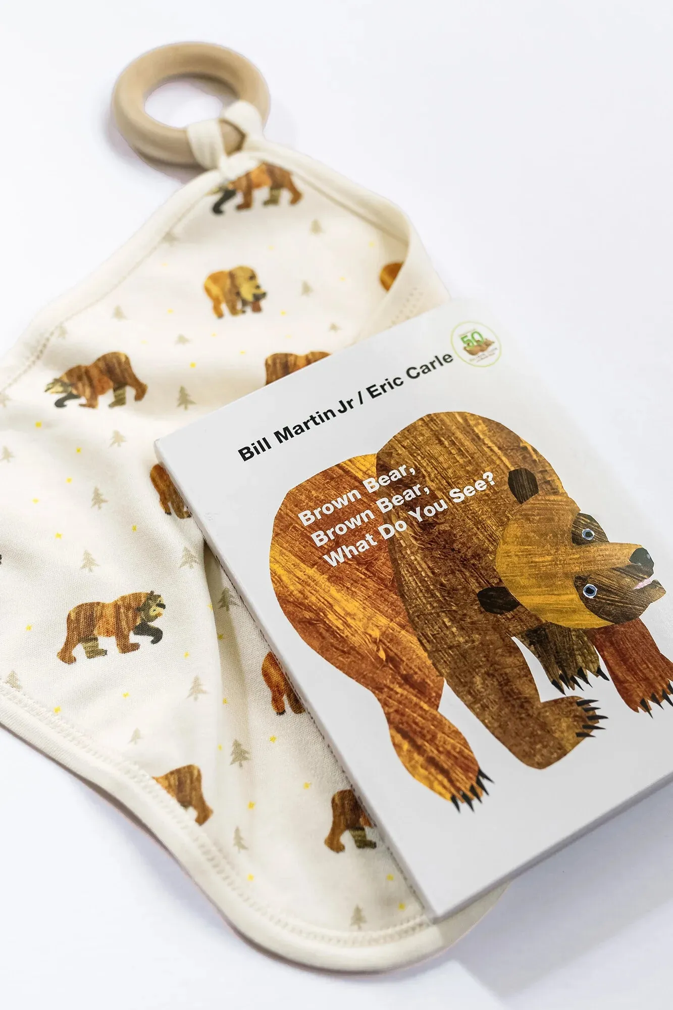 Lovedbaby - Lovey   Book Set - Brown Bear