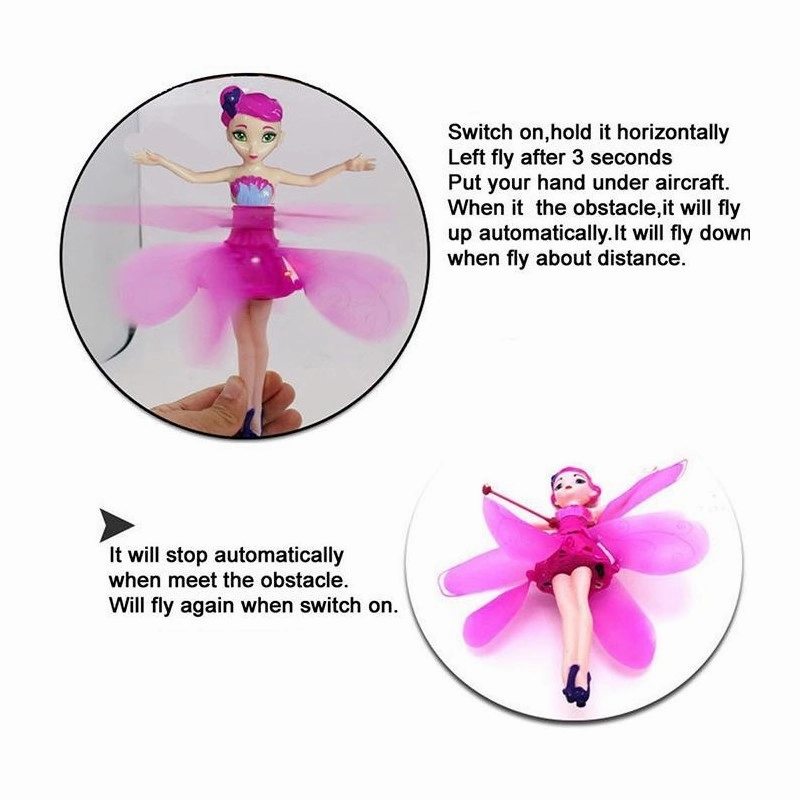 Magic Flying Fairy Princess Doll Infrared Kids Toys