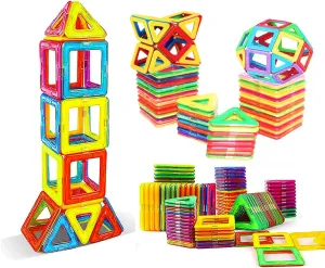 Magnetic Blocks 30PCS Toddler Toys Magnetic Building Blocks for Kids Magnetic Tiles 3D Magnetic Toys Set Castle Toys Tiles Educational STEM Toys for Over 3 Years Old Boys Girls Gifts（W45