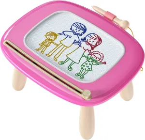 Magnetic Drawing Board, Doodle Board for Toddlers Toys Age 1-2, Magnetic Writing Board, Preschool Learning and Educational Toys for 1 2 3 Years Old Girl Boy Gift for Birthday, Christmas(Rose Red)