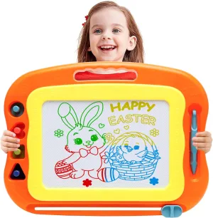 Magnetic Drawing Board Toddler Toys for Girls Boys, 15 Inch Erasable Doodle Board for Kids Colorful Etch Education Sketch Doodle Pad Toddler Toys for Age 3 4 5 6 7 Year Old Girl Boy