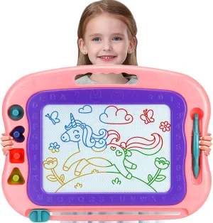 Magnetic Drawing Board,Toddler Toys for Girls Boys 3 Year Old Gifts, Magnetic Doodle Board for Kids, Large Etch Magnet Sketch Doodle Pad, Christmas Easter Birthday Gifts for Kids