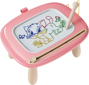 Magnetic Painting Board Toy from 1-6 Years Old Boys, Drawing Pad Doodle Board with Sturdy Legs Toy, Christmas Birthday Gifts for Educational Learning Boys Girls