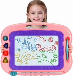 Magnetic Drawing Board,Toddler Toys for Girls Boys 3 Year Old Gifts, Magnetic Doodle Board for Kids, Large Etch Magnet Sketch Doodle Pad, Christmas Easter Birthday Gifts for Kids