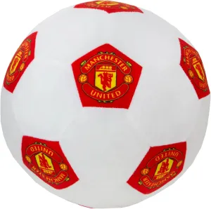 Manchester United FC 3D Soccer Cushion | Fluffy Stuffed Toy Soccer Ball