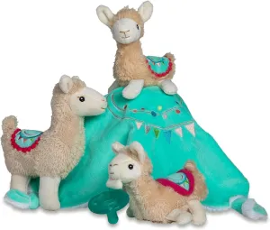 Mary Meyer Baby Gift Set Boxed Soft Toys, 3-Piece, Lily Llama