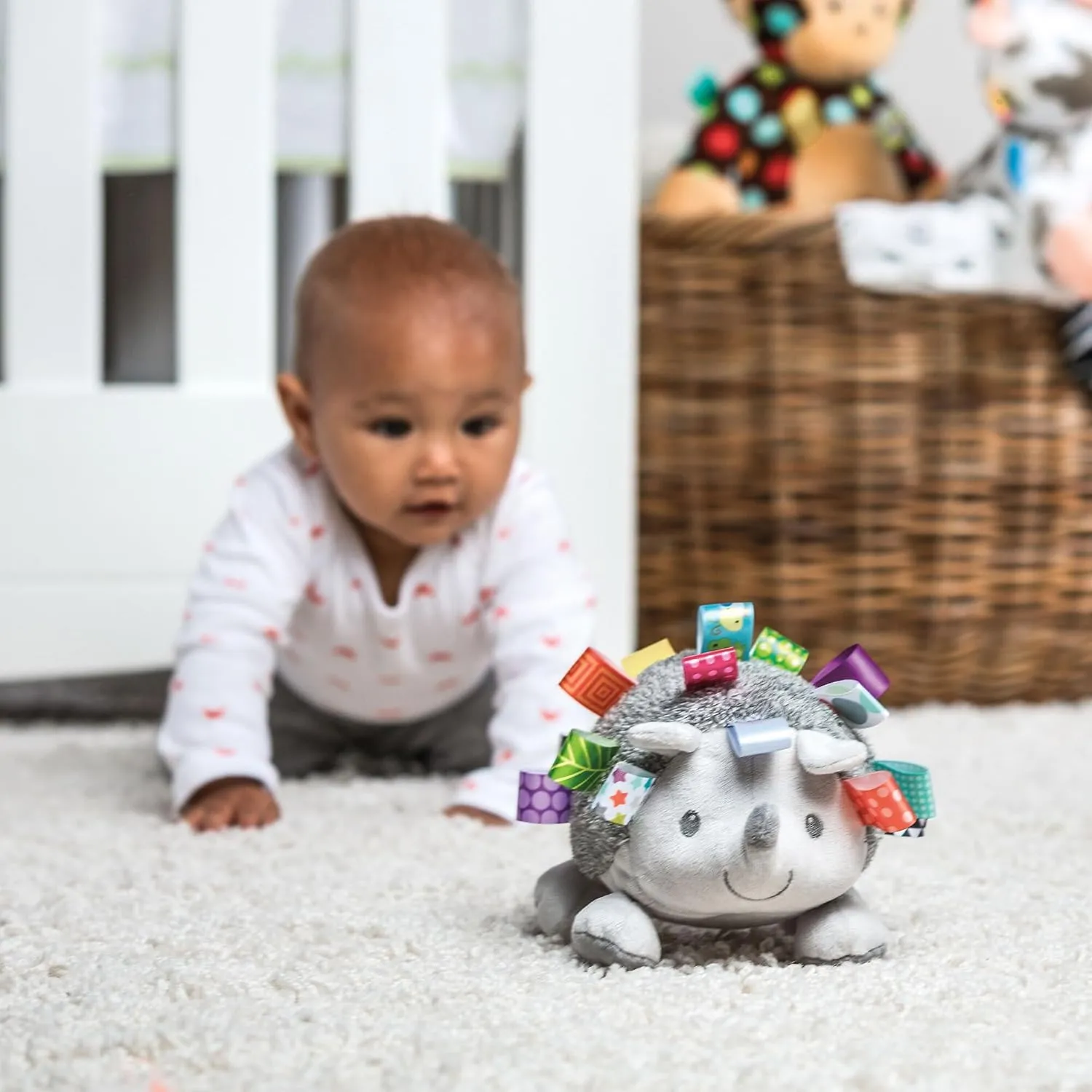 Mary Meyer Taggies Soft Toy, Heather Hedgehog, 8 Inch (Pack of 1)