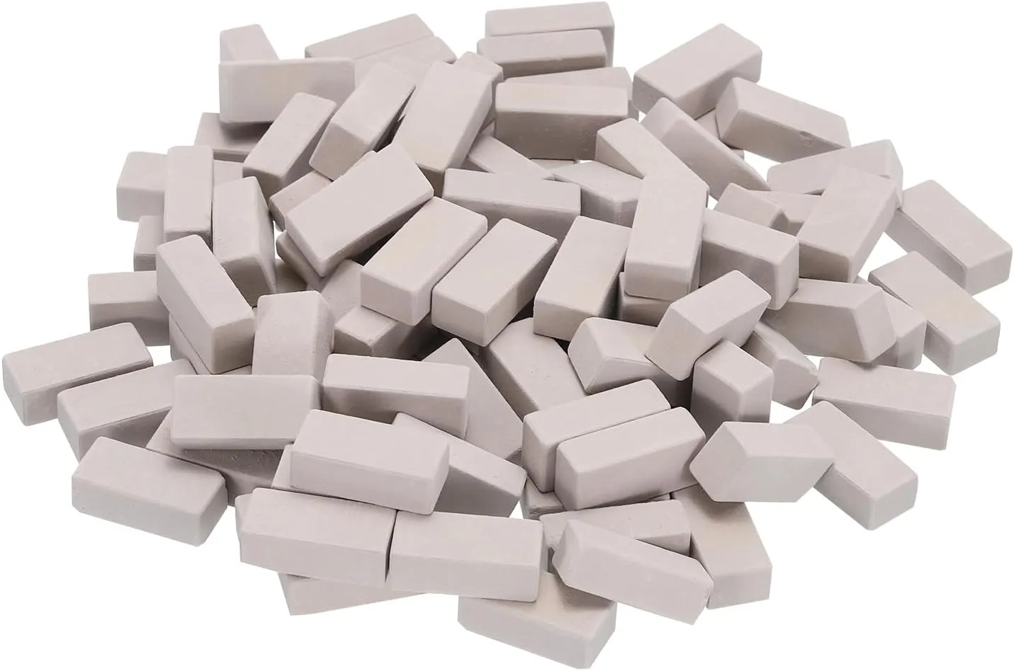 MECCANIXITY Miniature Bricks Clay Mini Wall Brick Model Building Set for Model Building Dolls Pet Houses Garden Grey Pack of 100 Scale 1/12 29x13x10mm/1.14x0.51x0.39