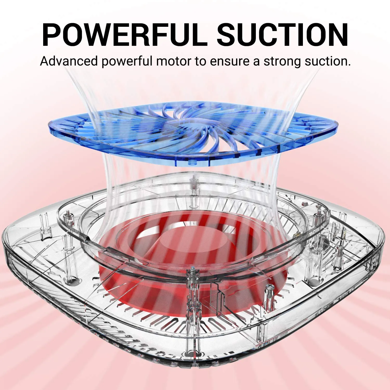 MelodySusie Nail Dust Collector with Reusable Filter, Powerful Vacuum Fan, Low Noise, Nail Salon