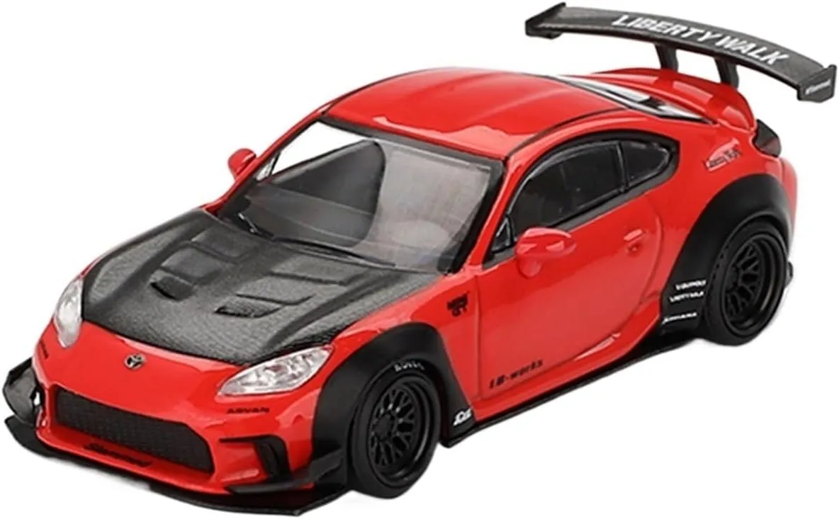 Metal Die Cast Toy Cars 1:64 for Toyota GR86 LB 885 Alloy Vehicle Party Suitable for Adult Collection Model Car for Home Or Office Décor