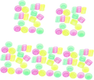 Mini House Mini Toys 180 Pcs Dollhouse Basket Baskets for Toys Basket Doll House Plastic Food Play Toys Desktop Accessories