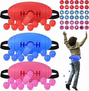 Minute to Win It Games - 3 Packs Shaking Swing Balls Game Set for Kids & Adults, Indoor/Outdoor Birthday, Carnival, Christmas Toy with 36 Balls, Ages 4-12 , Fun Family Yard Game