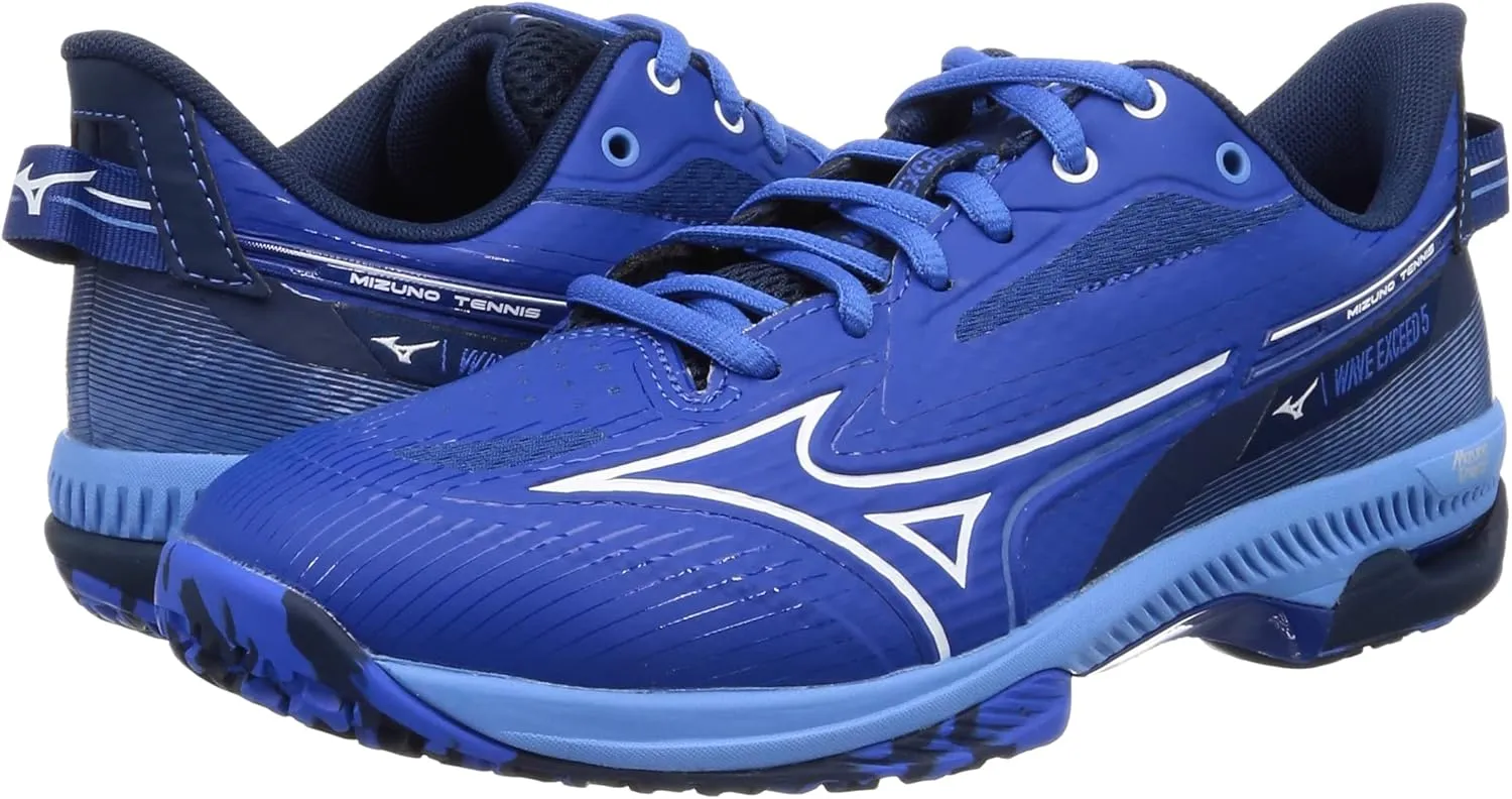 Mizuno Wave Exceed 5 SW OC Tennis Shoes, Artificial Grass Court with Clay, Sand, Club Activities, Lightweight, Game Court, Soft Tennis, Hard Tennis
