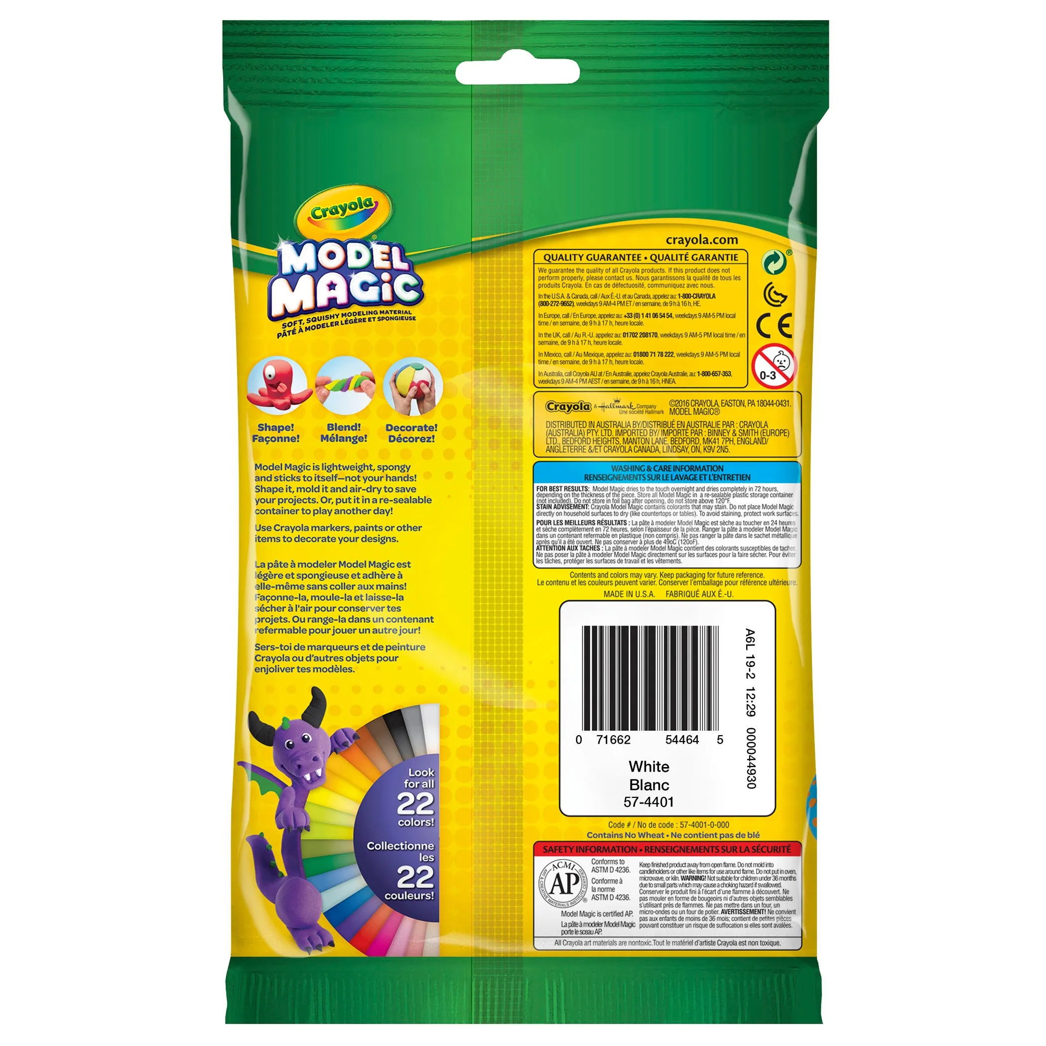 Model Magic® Modeling Compound, White, 4 oz. Per Pack, 6 Packs