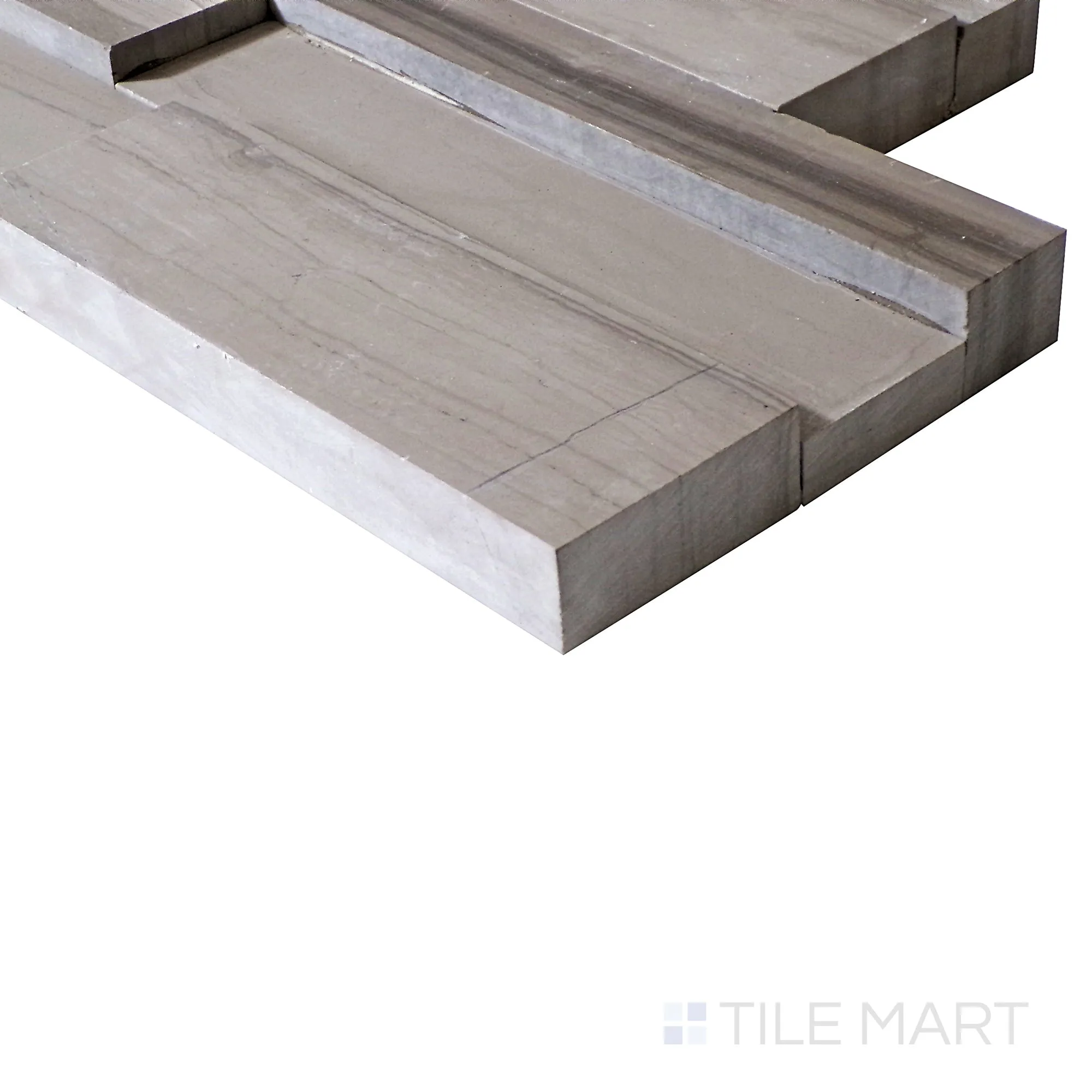 Modern Ledgestone Athens Wood 6X24 Porcelain