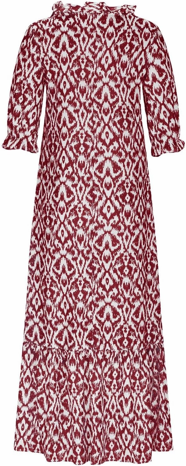 Modest Dresses for Women Summer Casual Short Sleeve V-Neck Maxi Dress Plus Size Flowy Loose Fit Long Sundresses