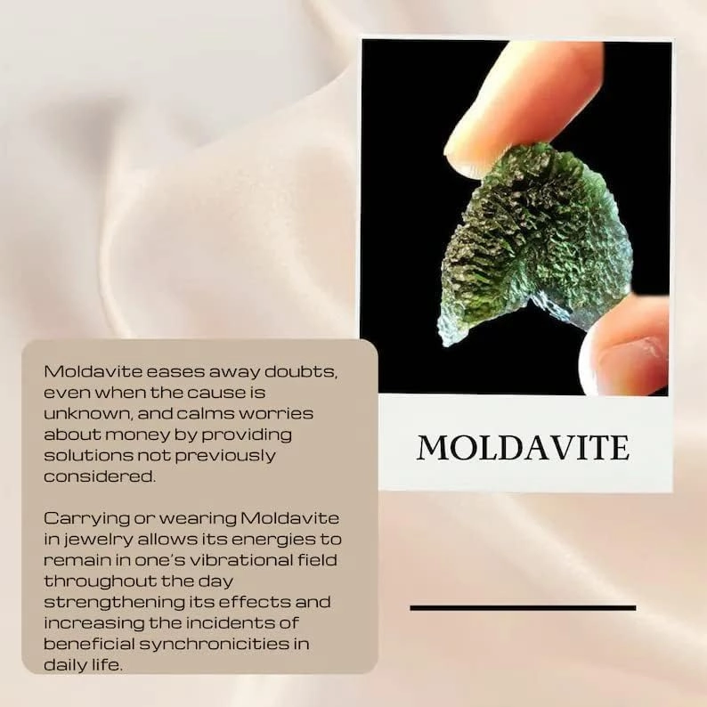 Moldavite Ring, Black Tourmaline, Herkimer Diamond Ring Czech Republic Natural Gemstone 925 Solid Sterling Silver Handmade Jewelry