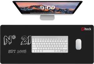 Mouse Pad with 21st Birthday Creative Printing, 36"x16.5" Extended Non-Slip Rubber Mouse Pad with Stitched Edges, Cool 21st Birthday Gifts, Christmas Gifts, C-21-BLACK