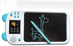 Multifunction LCD Writing Tablet for Kids-12 Inches with Dual Screen, Drawing pad Audible, Learning Educational Toy for 3-14 Years Old, boy Girl- Christmas Birthday Gift, Back to School-White