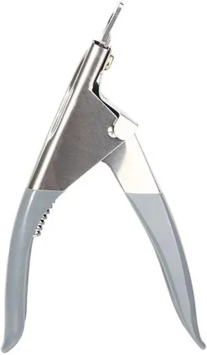 Nail Clipper Fake Nail Cutter Type U Word False Tips Professional Nail Clippers Straight Edge Cutters Manicure Pliers Guillotine Nail Capsule Thick Nails Cutter(Black)