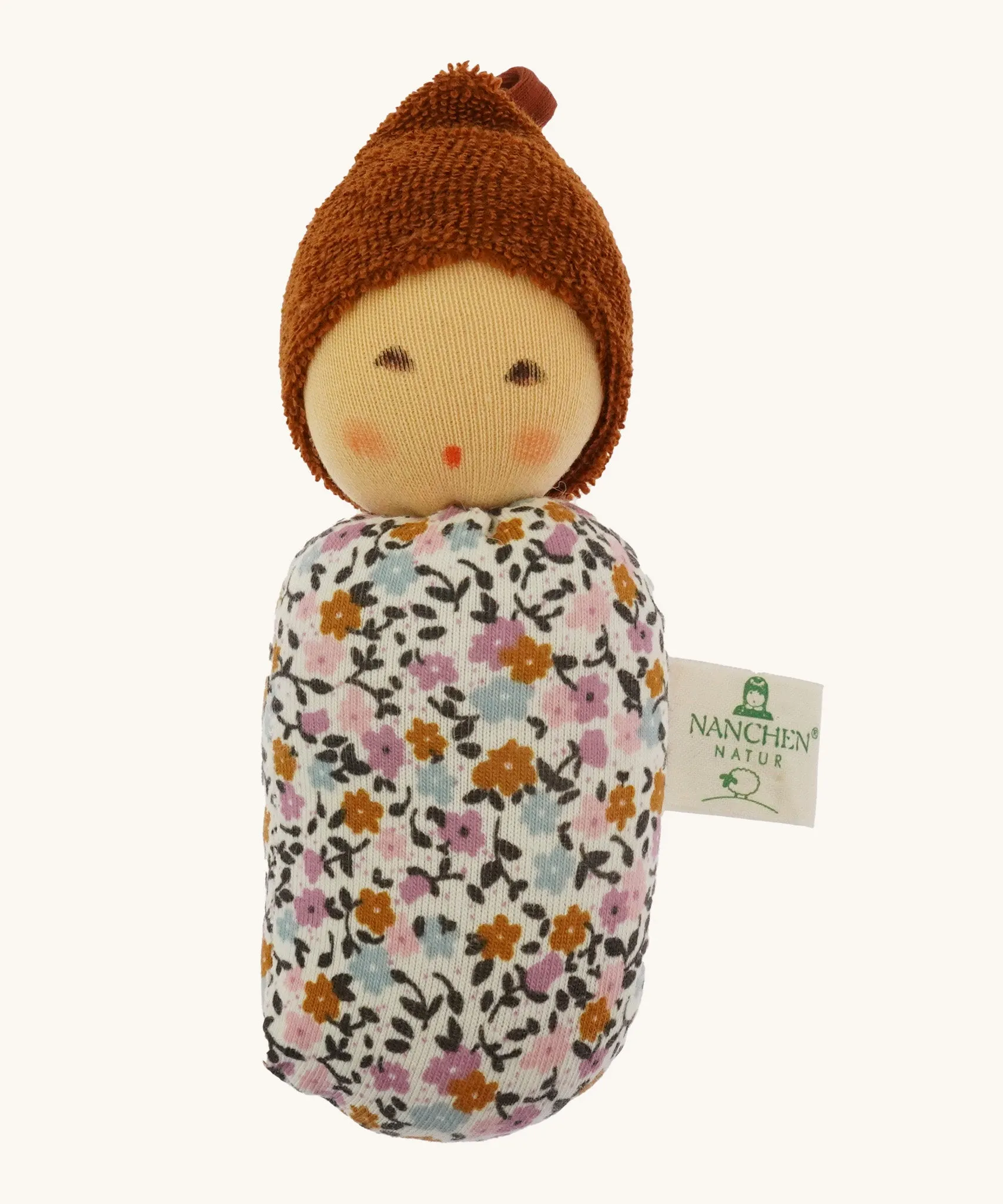 Nanchen Oak Baby Waldorf Doll - Floral