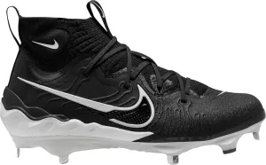 Nike Alpha Huarache NXT DJ6517-010 Black/Dark Smoke Grey/Light Smoke Grey/White Men's Metal Baseball Cleats 10.5 US