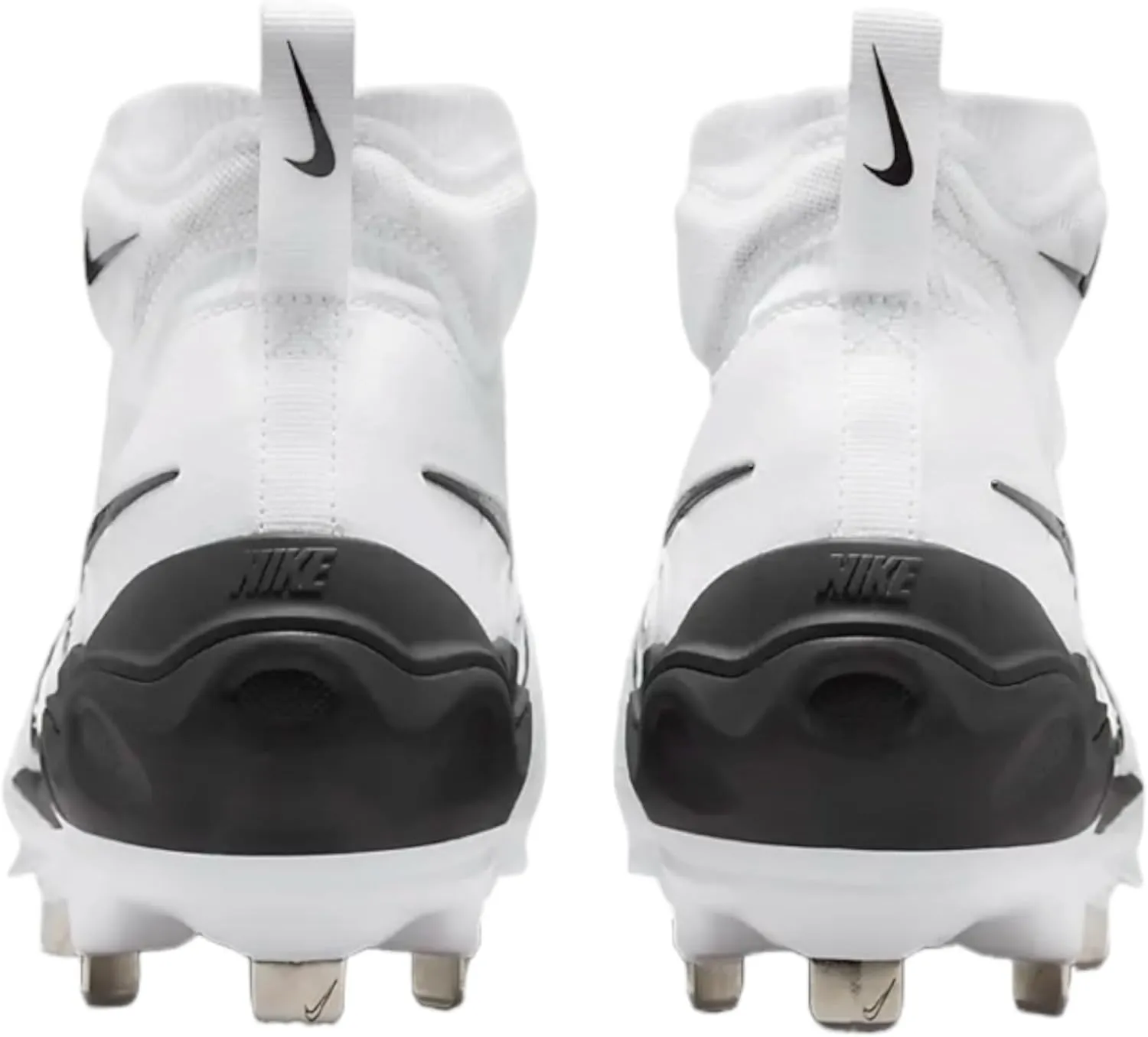 Nike Alpha Huarache NXT DJ6517-010 Black/Dark Smoke Grey/Light Smoke Grey/White Men's Metal Baseball Cleats 10.5 US