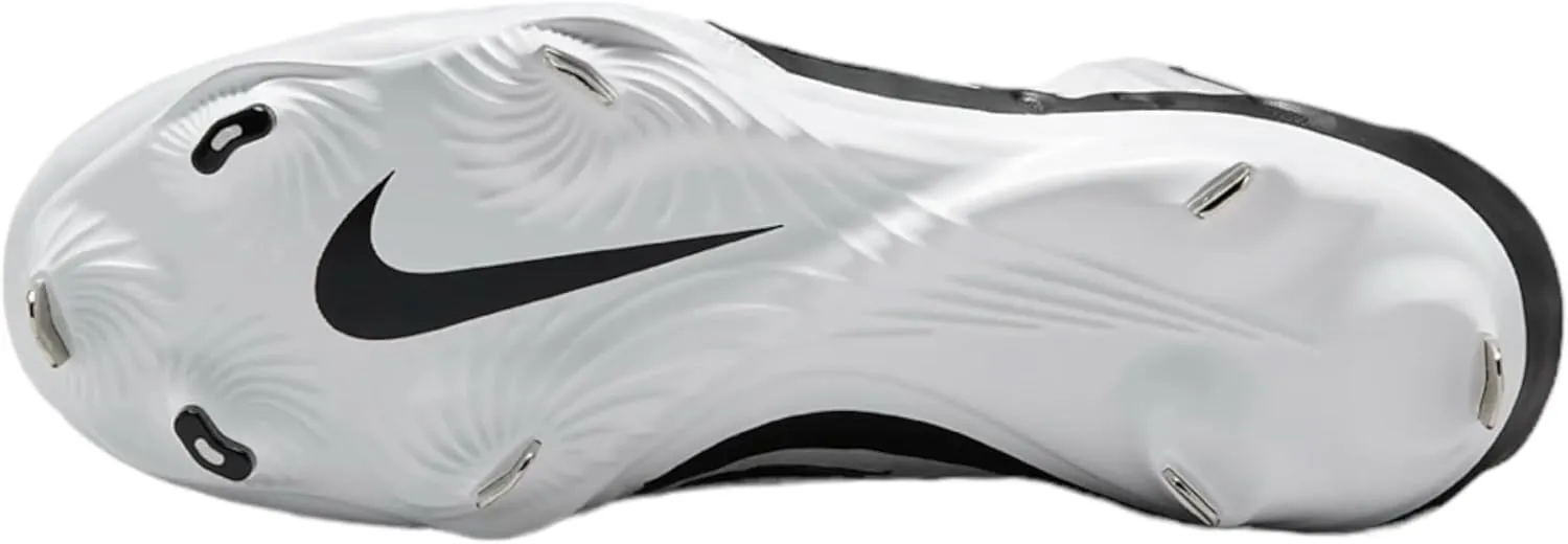 Nike Alpha Huarache NXT DJ6517-010 Black/Dark Smoke Grey/Light Smoke Grey/White Men's Metal Baseball Cleats 10.5 US