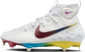 Nike Alpha Huarache NXT DJ6517-010 Black/Dark Smoke Grey/Light Smoke Grey/White Men's Metal Baseball Cleats 10.5 US