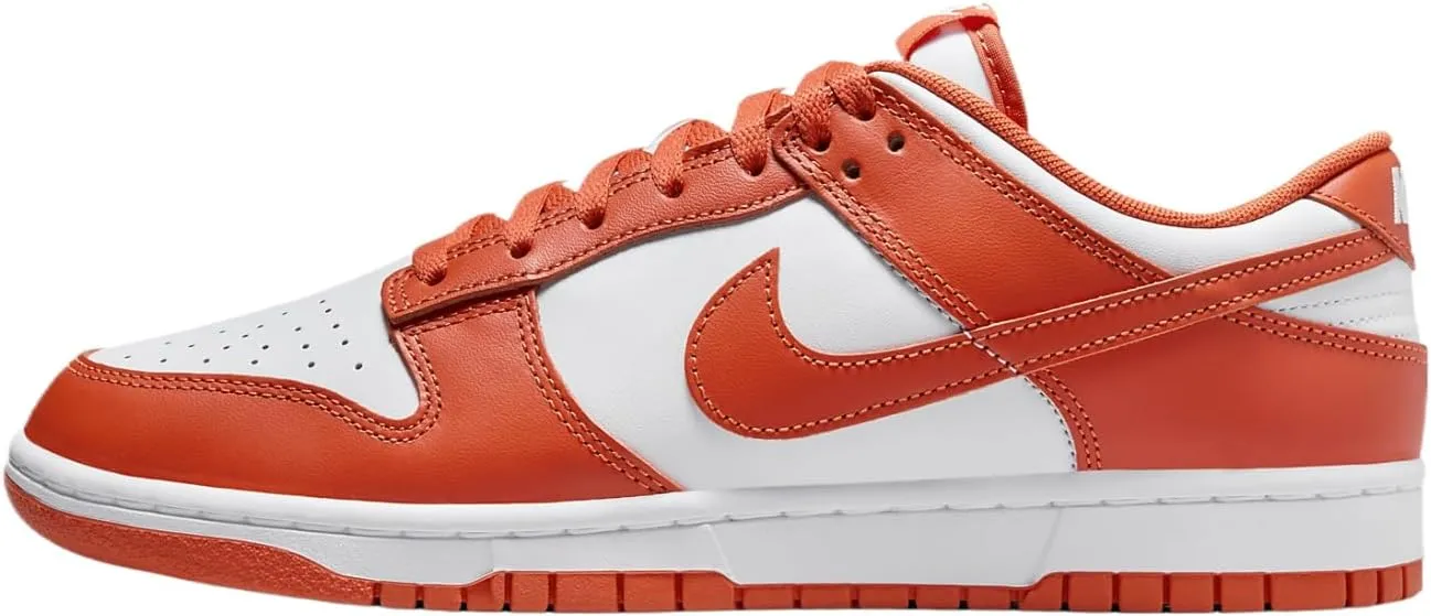Nike Dunk Low Retro Men's Shoes (DV0833-114, White/White/Cosmic Clay) Size 10.5