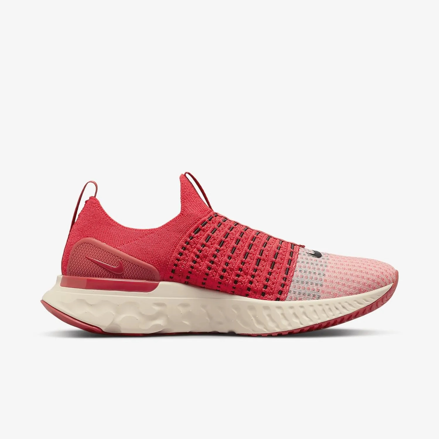 Nike React Phantom Run Flyknit 2 Men's Running Shoes (DV2145-600, Siren Red/Pearl White/Red Clay/Black)