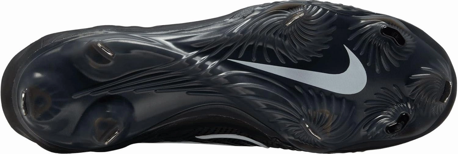 Nike Alpha Huarache NXT DJ6517-010 Black/Dark Smoke Grey/Light Smoke Grey/White Men's Metal Baseball Cleats 10.5 US