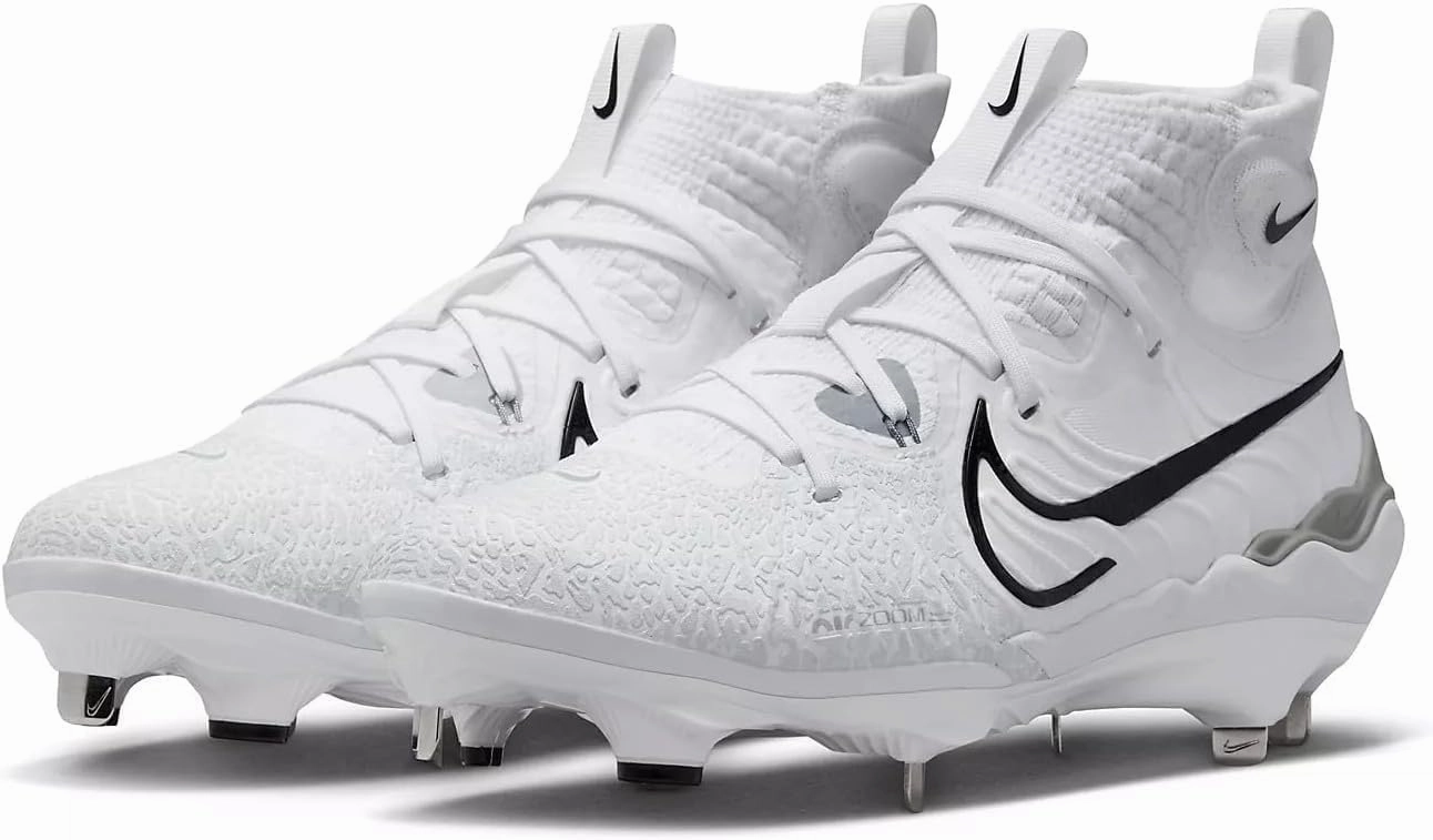 Nike Alpha Huarache NXT DJ6517-010 Black/Dark Smoke Grey/Light Smoke Grey/White Men's Metal Baseball Cleats 10.5 US