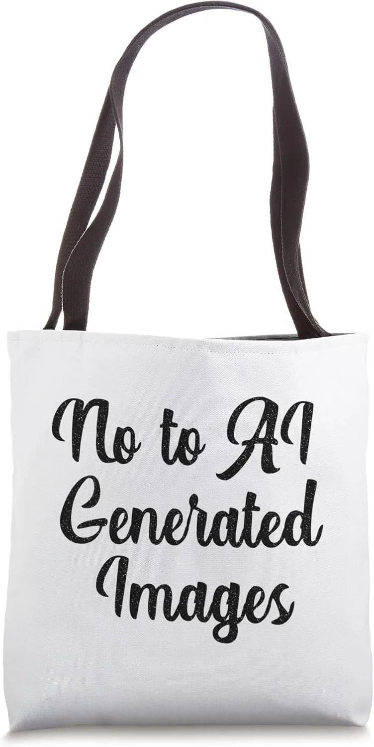 No To AI Generated Images Protect Artist Rights Art Graphics Tote Bag