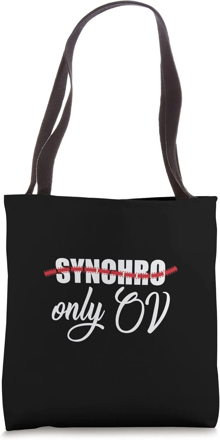 Not Synchro only OV Translation Language Sound Tote Bag