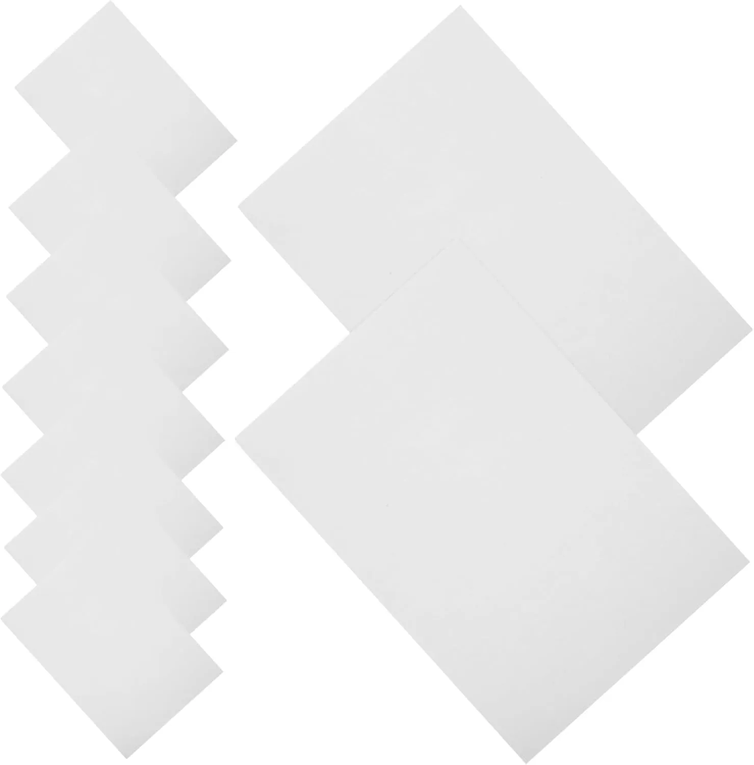 NUOBESTY 150Pcs Drawing Paper Thick Watercolor Art Paper for Sketching Painting DIY Crafts for Easels Home School Outdoor Use