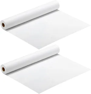 NUOBESTY 2pcs White Drawing Paper Roll Acid Watercolor Paper for Craft and Art Activities for Sketching Painting and Creative Projects